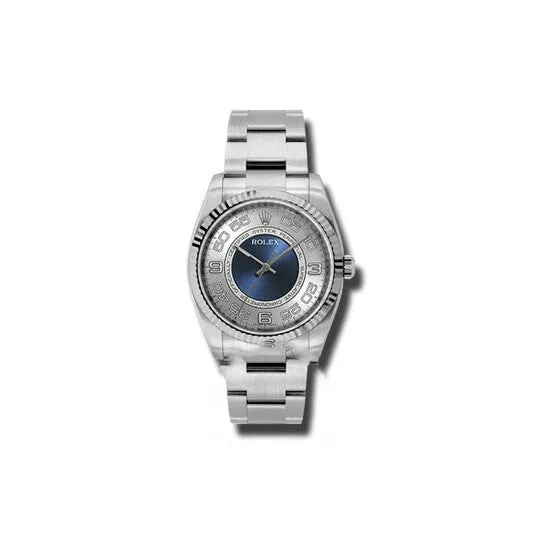 Bracelets JMS always Original Rolex Oyster Perpetual 36 mm Silver Dial With Blue Center Dial Stainless Steel Bracelet Automatic Mens Watch 116034SBLAO Bracelets JMS always Original Rolex Oyster Perpetual 36 mm Silver Dial With Blue Center Dial Stainless Steel Bracelet Automatic Mens Watch 116034SBLAO