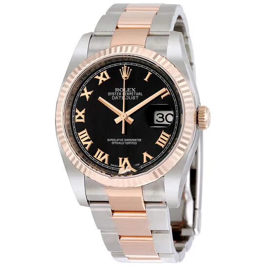 Bracelets JMS always Original Rolex Oyster Perpetual Datejust 36 Black Dial Stainless Steel and 18K Everose Gold Bracelet Automatic Mens Watch 116231BKRO Bracelets JMS always Original Rolex Oyster Perpetual Datejust 36 Black Dial Stainless Steel and 18K Everose Gold Bracelet Automatic Mens Watch 116231BKRO
