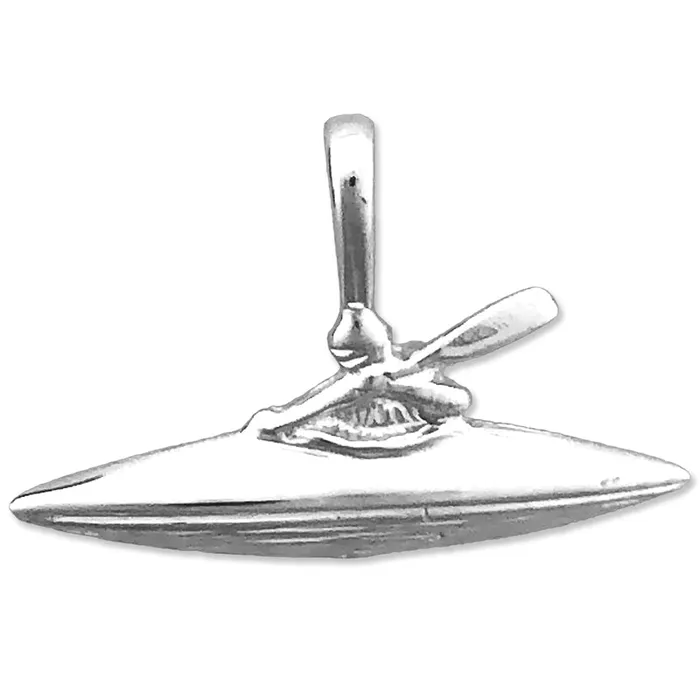 Charm Necklaces 14K Gold Kayak Charm Slide Goldia