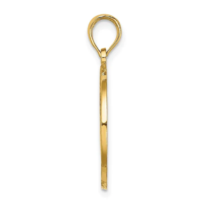 Charm Necklaces 14k Yellow Gold OCEAN CITY w Crab Charm Goldia