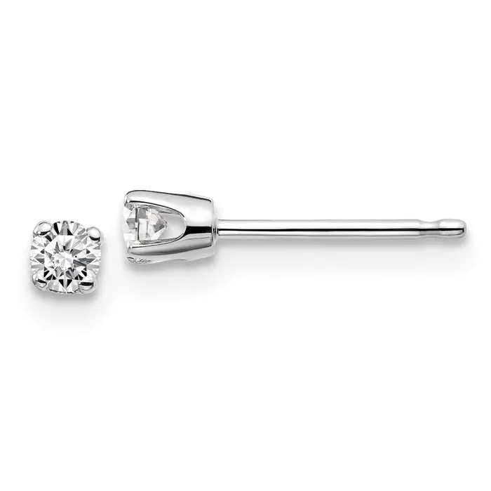 Earrings goldiaca 14kw 15ct I2 K L Diamond Stud Push on Post Earrings