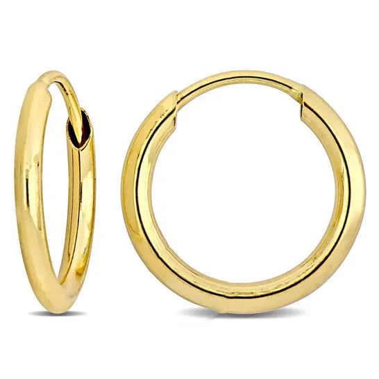 Earrings JMS always Original Amour 11mm Hoop Earrings in 14k Yellow Gold