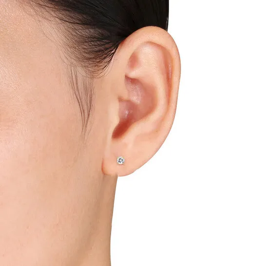 Earrings JMS always Original AMOUR 38 CT TW Diamond Solitaire Pendant with Chain and Stud Earrings 2piece Set In 14K Yellow Gold Earrings JMS always Original AMOUR 38 CT TW Diamond Solitaire Pendant with Chain and Stud Earrings 2piece Set In 14K Yellow Gold