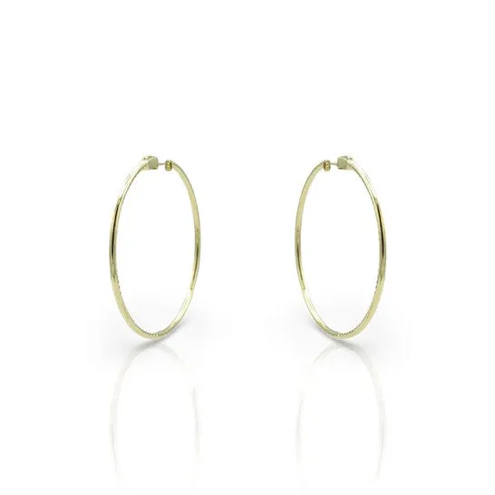 Earrings JMS always Original Tresorra 18K Yellow Gold Diamond Hoop Earrings Earrings JMS always Original Tresorra 18K Yellow Gold Diamond Hoop Earrings