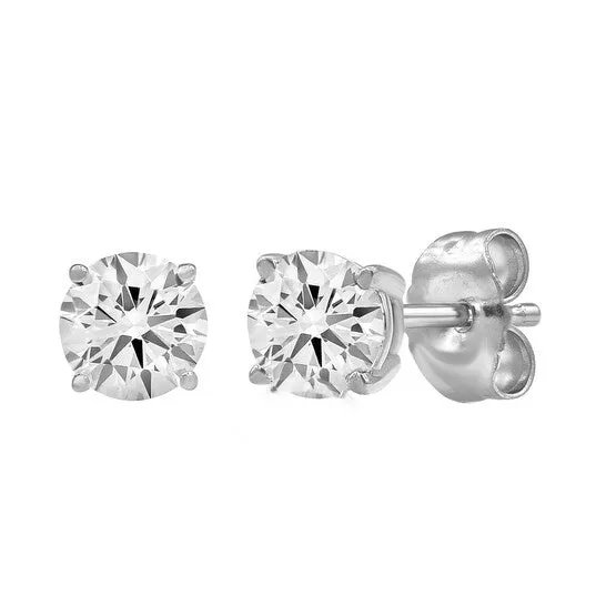Earrings Original Brilliant Diamond 150 Carat Prong Set 14K White Gold Roundcut Lab Grown Diamond Stud Earring JVS2SI1 JMS always Earrings Original Brilliant Diamond 150 Carat Prong Set 14K White Gold Roundcut Lab Grown Diamond Stud Earring JVS2SI1 JMS always