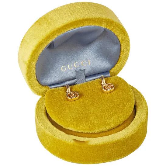 Earrings Original Gucci GG RUNNING EARRINGS IN 18K YELLOW GOLD JMS always Earrings Original Gucci GG RUNNING EARRINGS IN 18K YELLOW GOLD JMS always