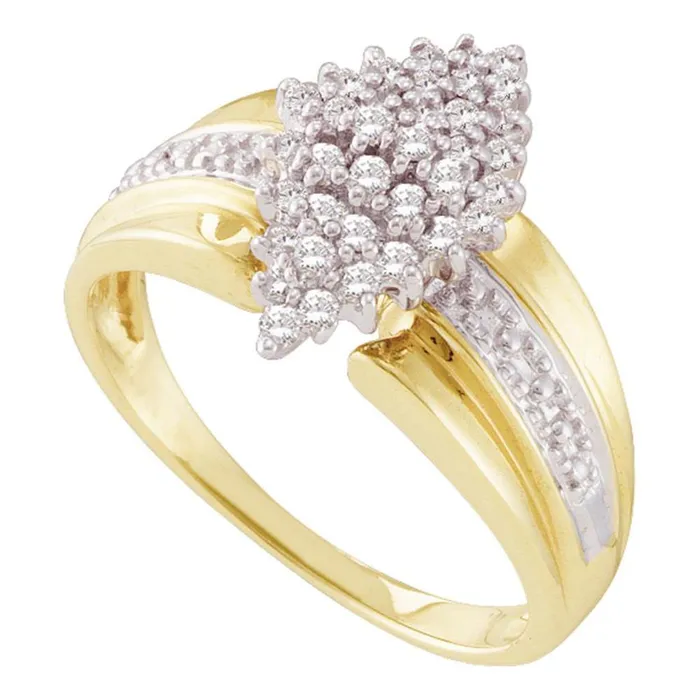 gndatlanta Rings 14CTWDiamond CLUSTER RING