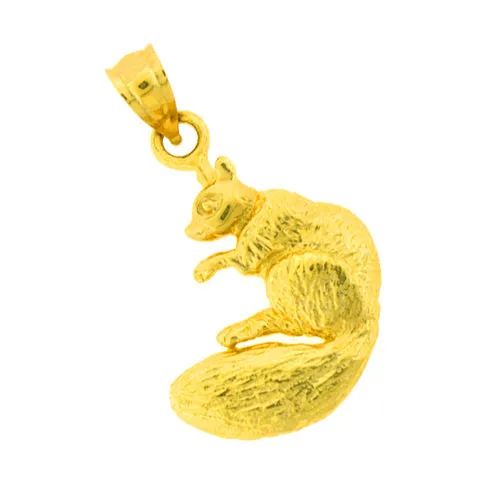 Goldia 14K Gold Squirrel Pendant PreStyled Sets