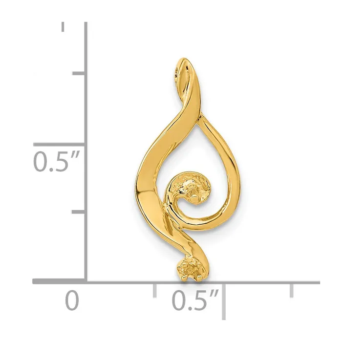 Goldia 14K Yellow Gold 55mm Black FW Cultured Pearl AAA Real Diamond pendant Necklaces