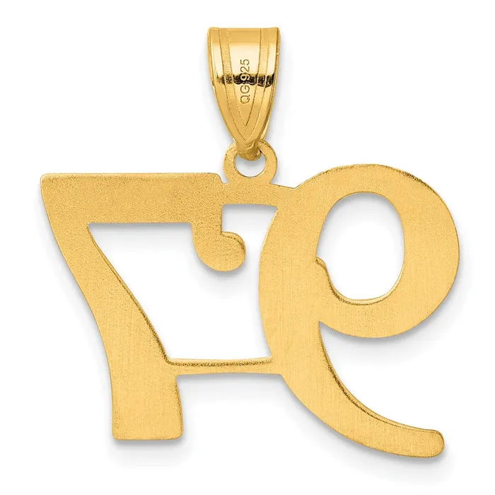 Goldia 14k Yellow Gold Polished Number 97 Pendant PreStyled Sets