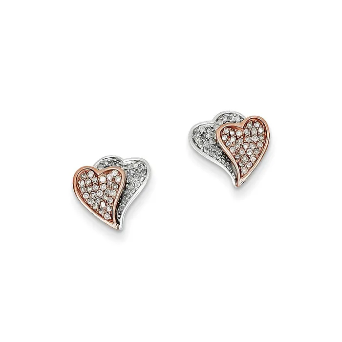 Goldia 14k Yellow Gold TT Dia Earrings Earrings