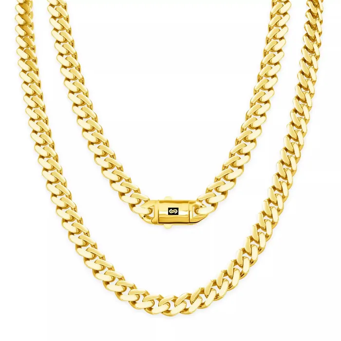 Goldiacom Necklaces 14k Yellow Gold Royal Monaco Miami Cuban Link 75mm Chain Pendant Necklace 18 Goldiacom Necklaces 14k Yellow Gold Royal Monaco Miami Cuban Link 75mm Chain Pendant Necklace 18