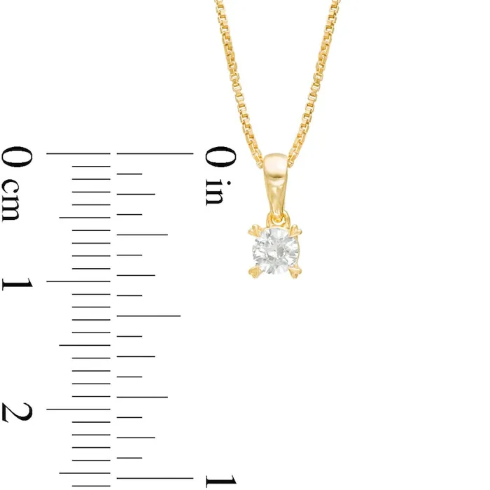 Goldia Necklaces 02 CT TW Natural Clarity Enhanced Solitaire with Heart Prongs Pendant in 10K Yellow Gold Goldia Necklaces 02 CT TW Natural Clarity Enhanced Solitaire with Heart Prongs Pendant in 10K Yellow Gold