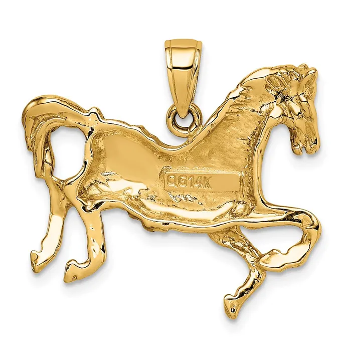 Goldia PreStyled Sets 14k Yellow Gold Horse Pendant