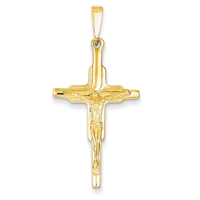 Goldia PreStyled Sets 14k Yellow Gold Polished Crucifix Pendant
