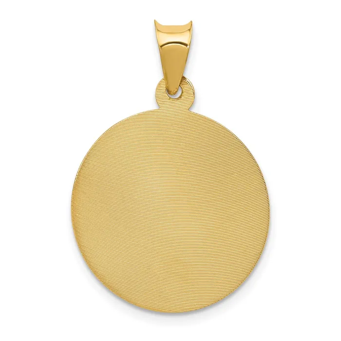 Goldia PreStyled Sets 14k Yellow Gold Polished DC Corpus Circle Pendant
