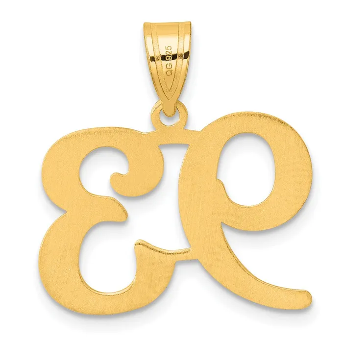 Goldia PreStyled Sets 14k Yellow Gold Polished Number 93 Pendant