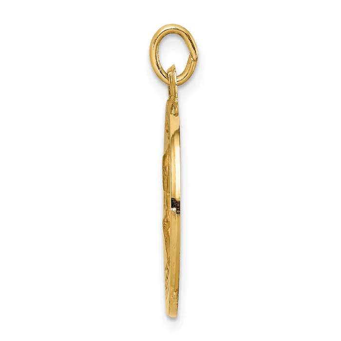 Goldia PreStyled Sets 14k Yellow Gold Saint Peter Medal Pendant