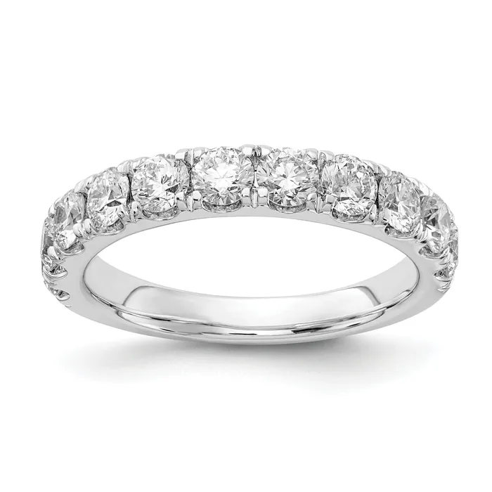 Goldia Rings 14k White Gold 1 12 Ct Lab Grown Diamond VSSI G Wedding Band Ring Goldia Rings 14k White Gold 1 12 Ct Lab Grown Diamond VSSI G Wedding Band Ring