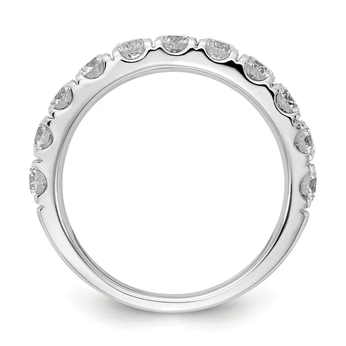 Goldia Rings 14k White Gold 1 12 Ct Lab Grown Diamond VSSI G Wedding Band Ring