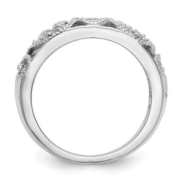 Goldia Rings 14k White Gold Diamond Band
