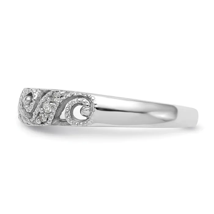 Goldia Rings 14k White Gold Diamond Band