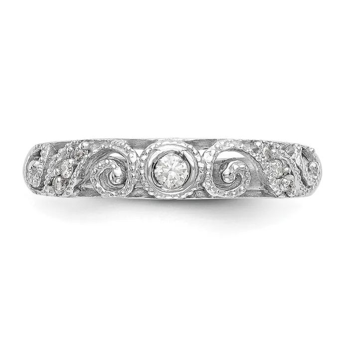 Goldia Rings 14k White Gold Diamond Band