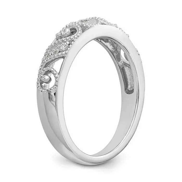 Goldia Rings 14k White Gold Diamond Band