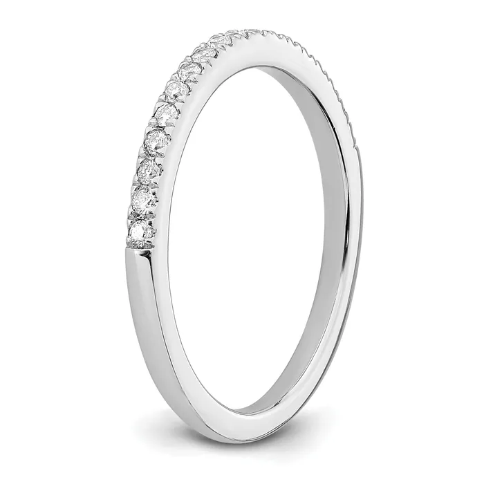 Goldia Rings 14K White Gold Lab Grown Diamond VSSI FGH Wedding Band Ring
