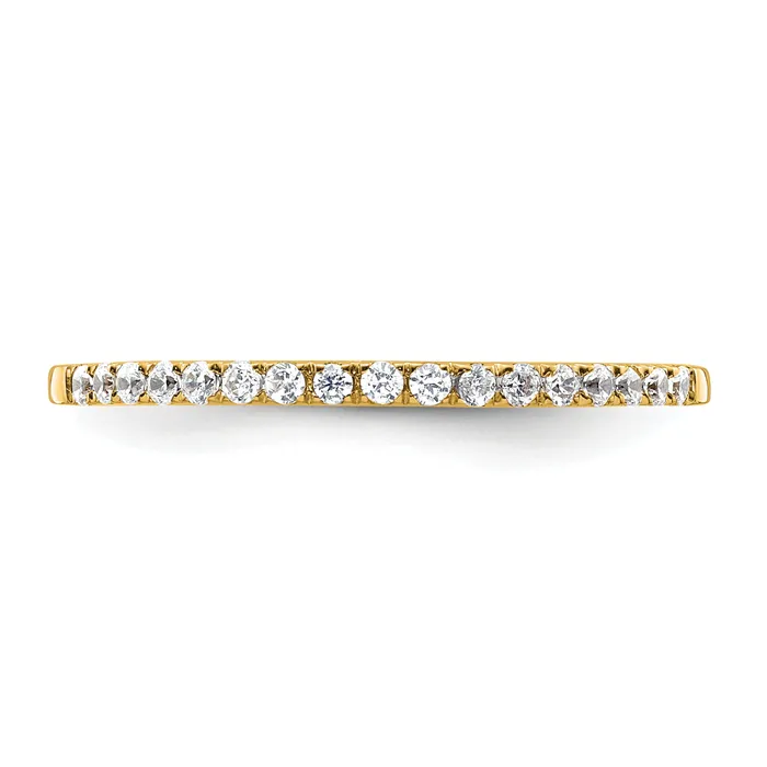 Goldia Rings 14k Yellow Gold 16 Ct Lab Grown Diamond VSSI G Wedding Band Ring