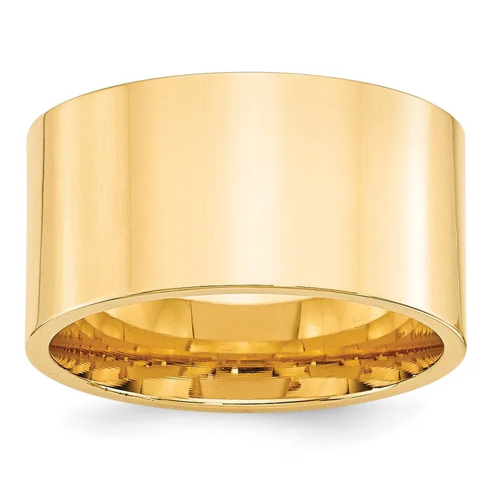 Goldia Rings Solid 10K Yellow Gold 12mm Standard Flat Comfort Fit MensWomens Wedding Band Ring Size 95 Goldia Rings Solid 10K Yellow Gold 12mm Standard Flat Comfort Fit MensWomens Wedding Band Ring Size 95