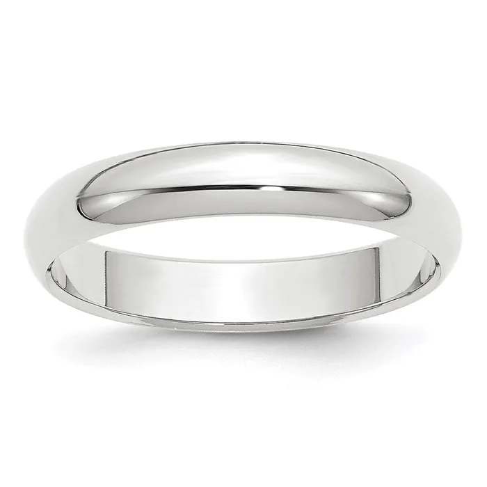 Goldia Rings Solid 10K Yellow Gold White Gold 4mm HalfRound MensWomens Wedding Band Ring Size 105 Goldia Rings Solid 10K Yellow Gold White Gold 4mm HalfRound MensWomens Wedding Band Ring Size 105