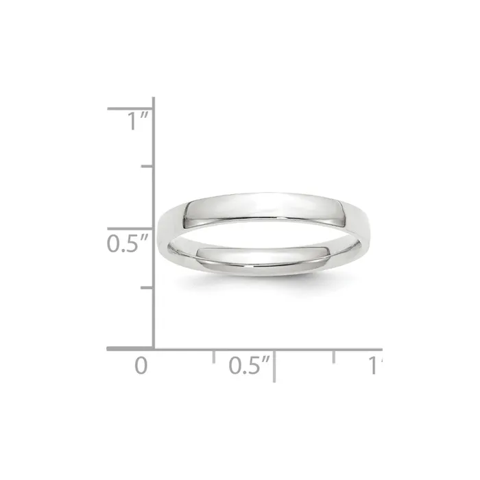 Goldia Rings Solid 14K White Gold 3mm Light Weight Comfort Fit MensWomens Wedding Band Ring Size 95 Goldia Rings Solid 14K White Gold 3mm Light Weight Comfort Fit MensWomens Wedding Band Ring Size 95