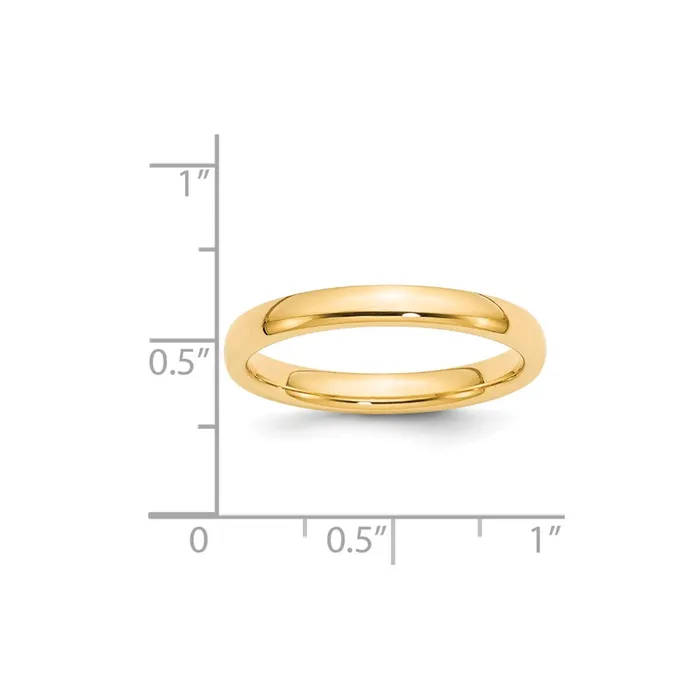 Goldia Rings Solid 14K Yellow Gold 3mm Comfort Fit MensWomens Wedding Band Ring Size 95 Goldia Rings Solid 14K Yellow Gold 3mm Comfort Fit MensWomens Wedding Band Ring Size 95