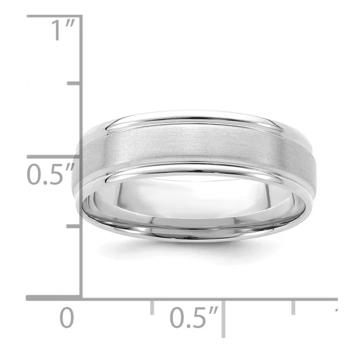 Goldia Rings Solid 14K Yellow Gold White Gold Standard Comfort Fit Polished Brush Satin Fancy MensWomens Wedding Band Ring Size 10 Goldia Rings Solid 14K Yellow Gold White Gold Standard Comfort Fit Polished Brush Satin Fancy MensWomens Wedding Band Ring Size 10