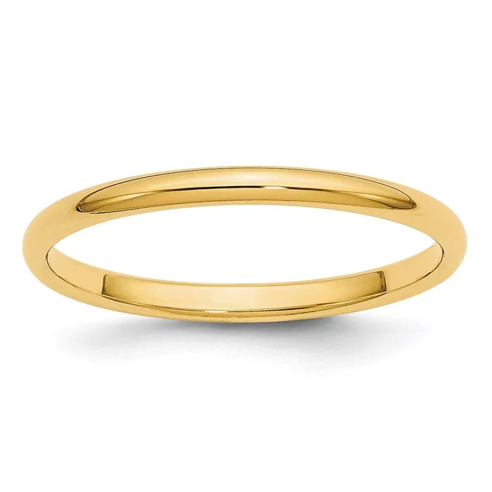 Goldia Rings Solid 18K Yellow Gold 2mm HalfRound Wedding MensWomens Wedding Band Ring Size 4 Goldia Rings Solid 18K Yellow Gold 2mm HalfRound Wedding MensWomens Wedding Band Ring Size 4