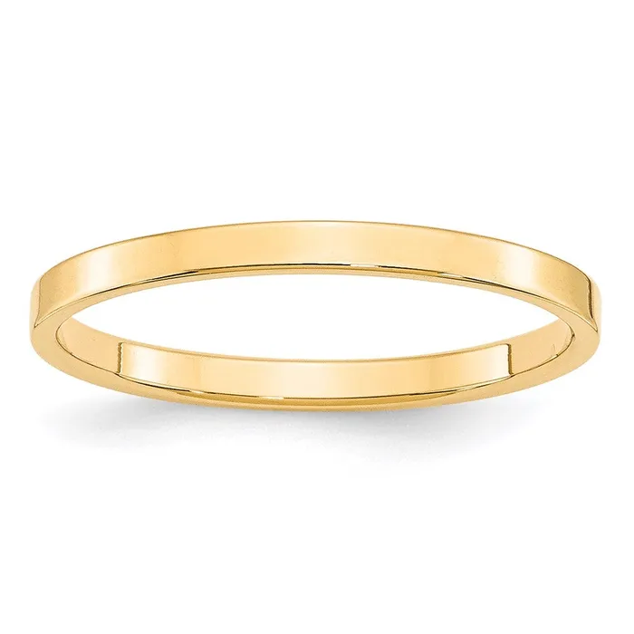 Goldia Rings Solid 18K Yellow Gold 2mm Light Weight Flat MensWomens Wedding Band Ring Size 55 Goldia Rings Solid 18K Yellow Gold 2mm Light Weight Flat MensWomens Wedding Band Ring Size 55