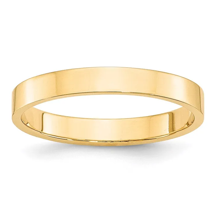 Goldia Rings Solid 18K Yellow Gold 3mm Light Weight Flat MensWomens Wedding Band Ring Size 45 Goldia Rings Solid 18K Yellow Gold 3mm Light Weight Flat MensWomens Wedding Band Ring Size 45