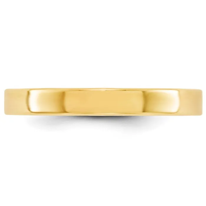 Goldia Rings Solid 18K Yellow Gold 3mm Light Weight Flat MensWomens Wedding Band Ring Size 45 Goldia Rings Solid 18K Yellow Gold 3mm Light Weight Flat MensWomens Wedding Band Ring Size 45