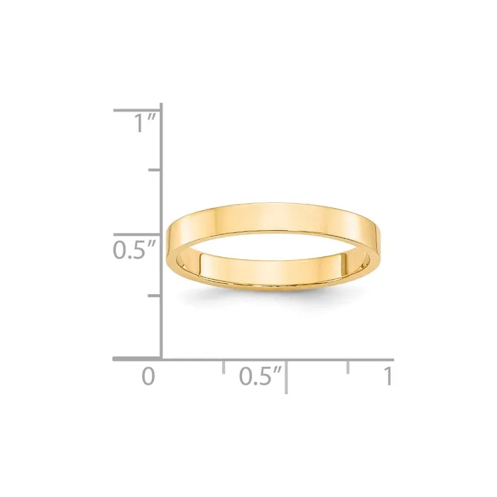 Goldia Rings Solid 18K Yellow Gold 3mm Light Weight Flat MensWomens Wedding Band Ring Size 45 Goldia Rings Solid 18K Yellow Gold 3mm Light Weight Flat MensWomens Wedding Band Ring Size 45