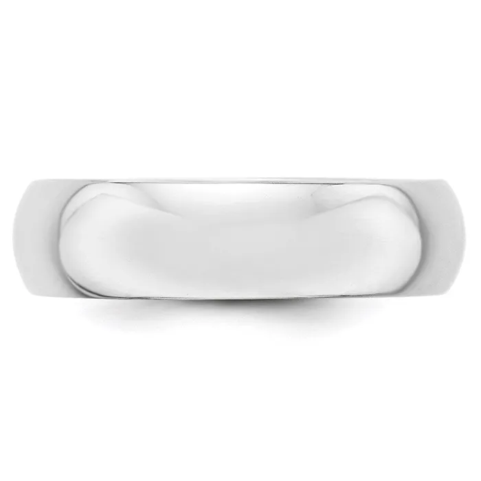 Goldia Rings Solid 18K Yellow Gold White Gold 6mm HalfRound MensWomens Wedding Band Ring Size 8 Goldia Rings Solid 18K Yellow Gold White Gold 6mm HalfRound MensWomens Wedding Band Ring Size 8