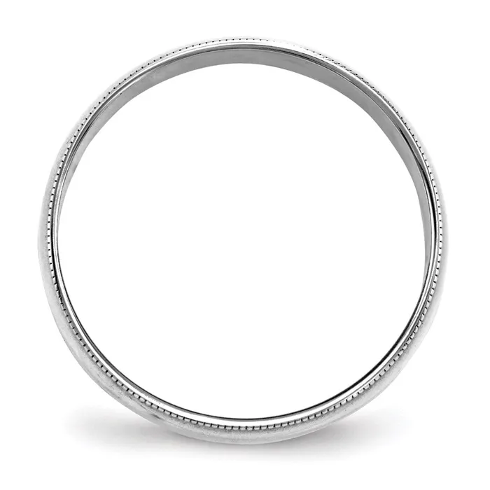 Goldia Solid 10K White Gold 6mm Light Weight Milgrain Half Round MensWomens Wedding Band Ring Size 4 Rings Goldia Solid 10K White Gold 6mm Light Weight Milgrain Half Round MensWomens Wedding Band Ring Size 4 Rings