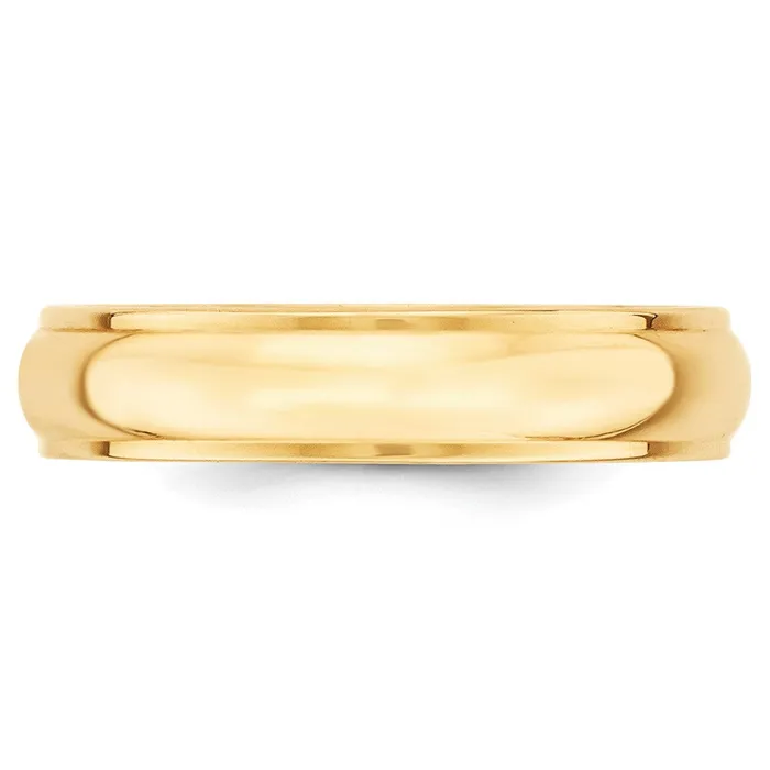 Goldia Solid 10K Yellow Gold 5mm Half Round with Edge MensWomens Wedding Band Ring Size 12 Rings Goldia Solid 10K Yellow Gold 5mm Half Round with Edge MensWomens Wedding Band Ring Size 12 Rings