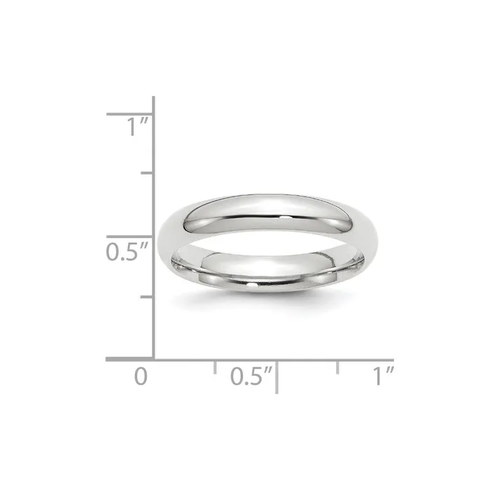 Goldia Solid 14K White Gold 4mm Standard Comfort Fit MensWomens Wedding Band Ring Size 125 Rings Goldia Solid 14K White Gold 4mm Standard Comfort Fit MensWomens Wedding Band Ring Size 125 Rings
