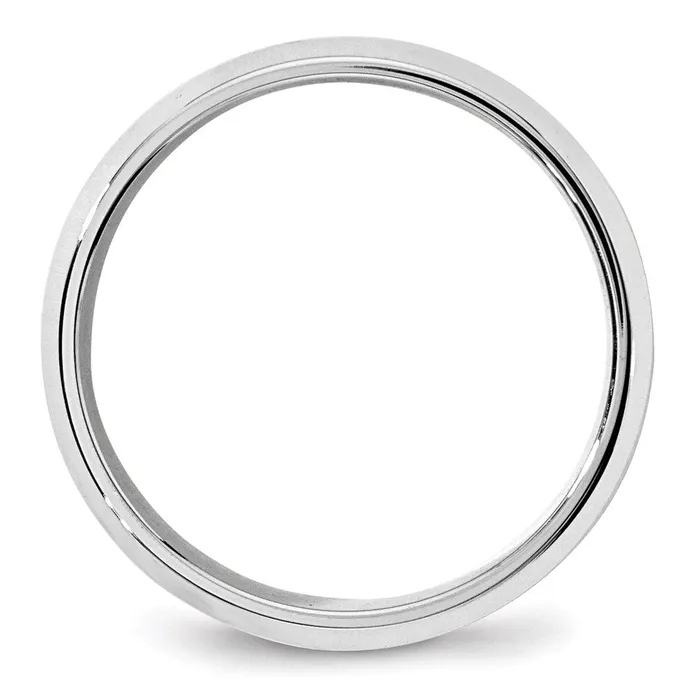 Goldia Solid 14K White Gold 7mm Bevel Edge Comfort Fit MensWomens Wedding Band Ring Size 75 Rings Goldia Solid 14K White Gold 7mm Bevel Edge Comfort Fit MensWomens Wedding Band Ring Size 75 Rings
