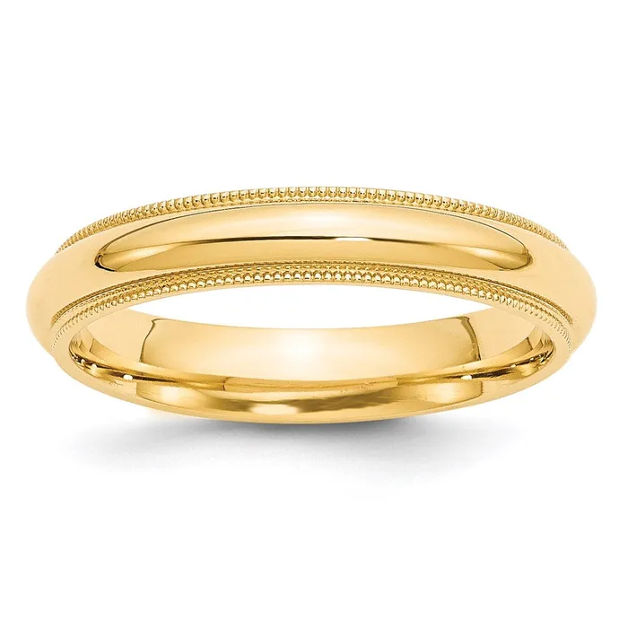 Goldia Solid 18K Yellow Gold 4mm Milgrain Comfort Wedding MensWomens Wedding Band Ring Size 6 Rings Goldia Solid 18K Yellow Gold 4mm Milgrain Comfort Wedding MensWomens Wedding Band Ring Size 6 Rings