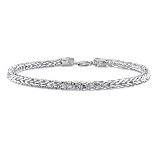 JMS always Bracelets Original Amour 42mm Foxtail Chain Bracelet in Sterling Silver JMS always Bracelets Original Amour 42mm Foxtail Chain Bracelet in Sterling Silver