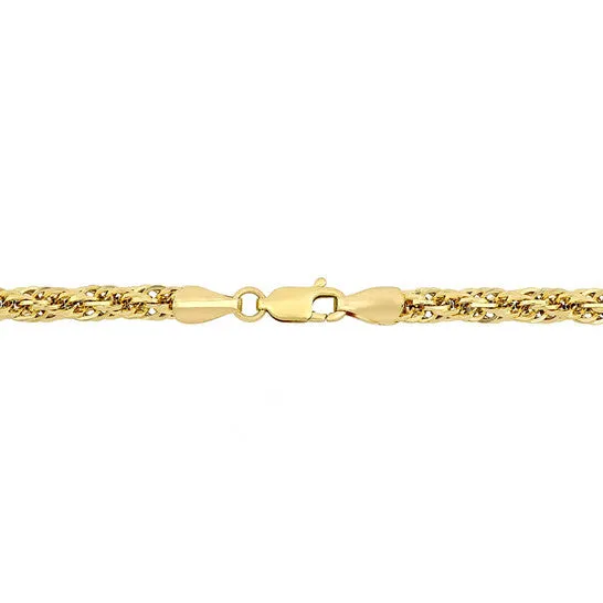 JMS always Bracelets Original AMOUR 4mm Infinity Rope Chain Bracelet In 14K Yellow Gold 9 In JMS always Bracelets Original AMOUR 4mm Infinity Rope Chain Bracelet In 14K Yellow Gold 9 In