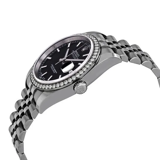 JMS always Bracelets Original Rolex Oyster Perpetual Datejust 36 Black Dial Stainless Steel Jubilee Bracelet Automatic Mens Watch 116244BKSJ JMS always Bracelets Original Rolex Oyster Perpetual Datejust 36 Black Dial Stainless Steel Jubilee Bracelet Automatic Mens Watch 116244BKSJ