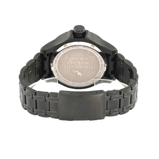 JMS always Bracelets Original Strumento Marino Hurricane 3 Hands Bracelet Quartz Black Dial Mens Watch SM116MBBKNRRS JMS always Bracelets Original Strumento Marino Hurricane 3 Hands Bracelet Quartz Black Dial Mens Watch SM116MBBKNRRS